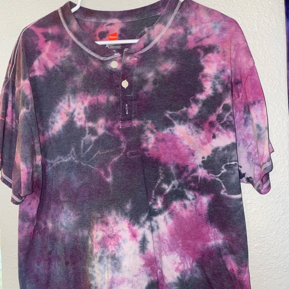 Custom purple tie dye tshirt - Picture 1 of 2